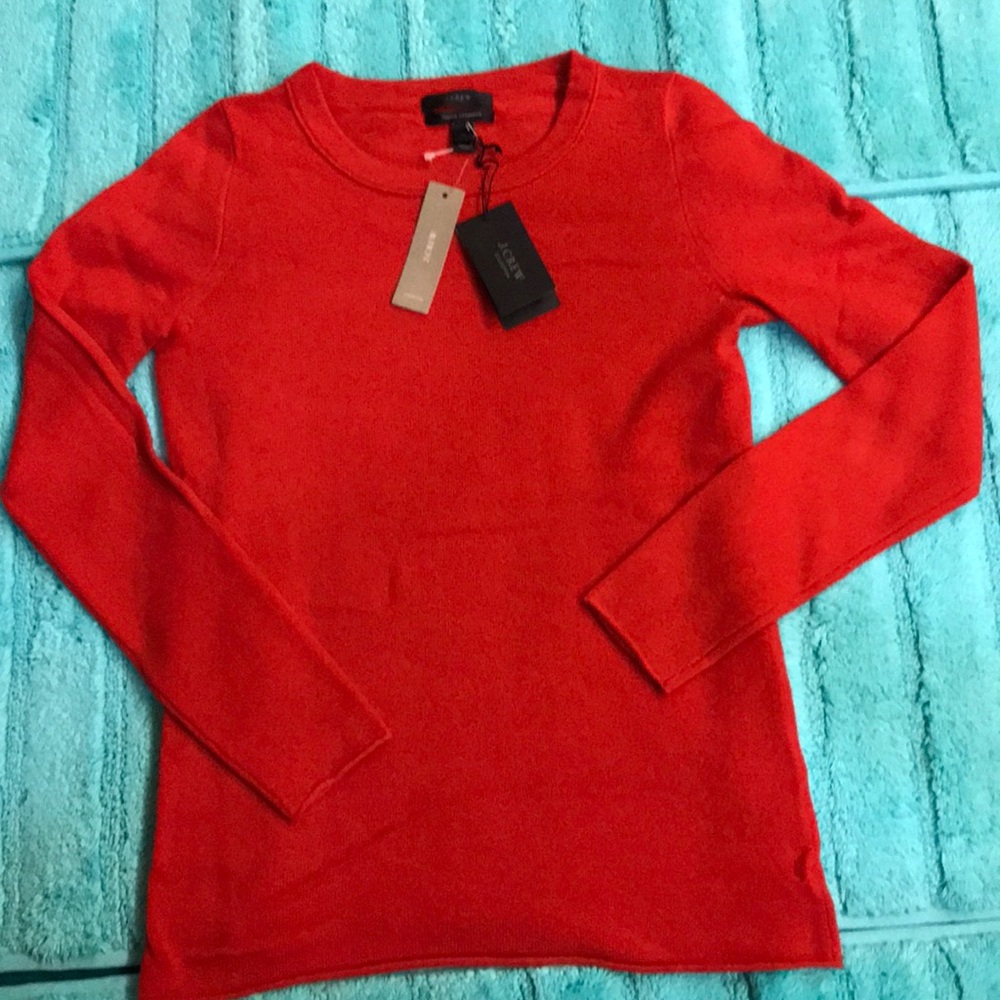 J.Crew Collection Cashmere Long Sleeve T-Shirt NWT